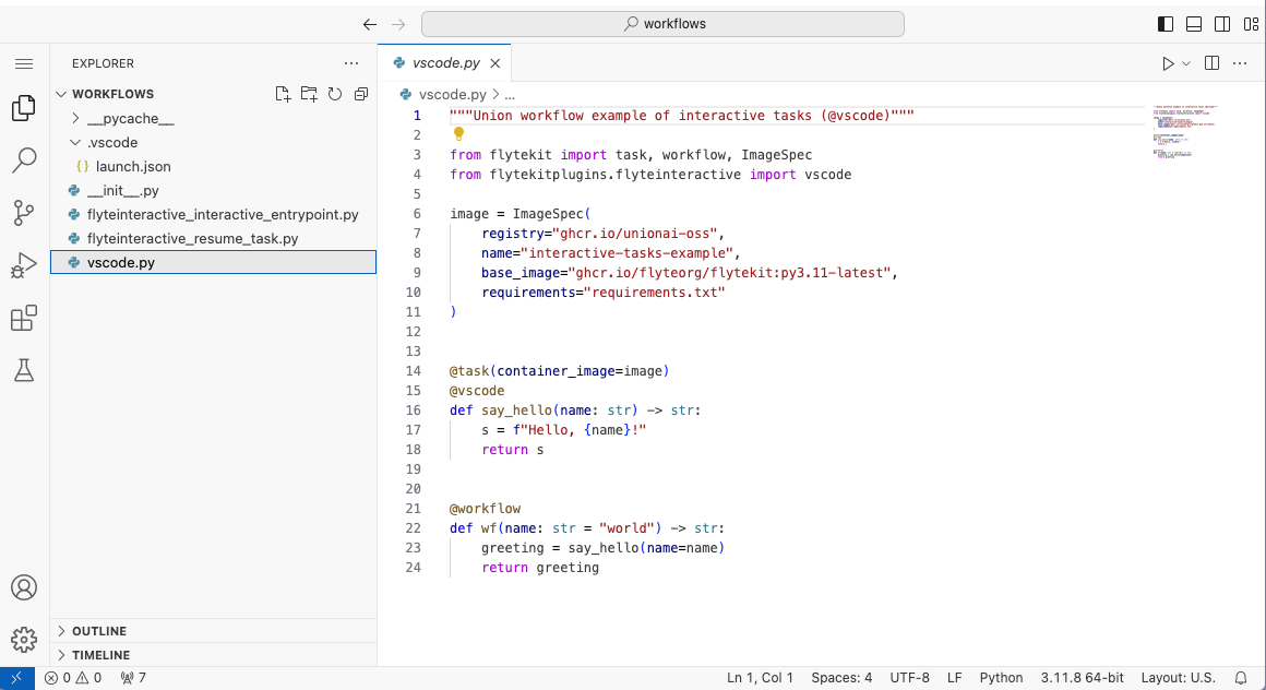 Inspect code